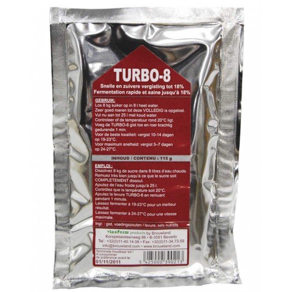 Levure Turbo 8