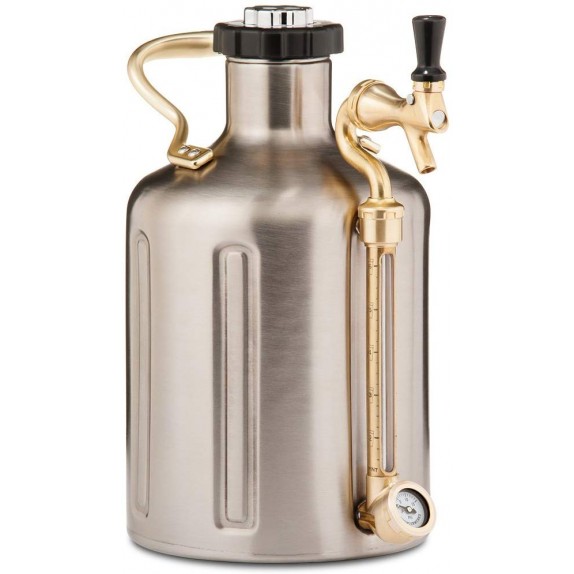 Fut GrowlerWerks uKeg 3,8 Acier Inoxydable
