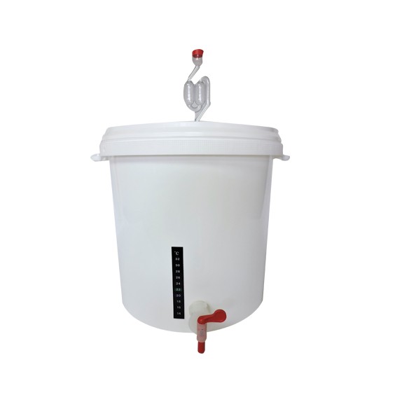 Barboteur plastique + capuchon blanc – Brewlor