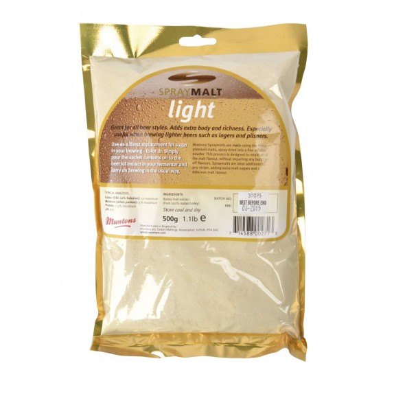 Malt poudre Muntons Light 7-12 EBC 500 g